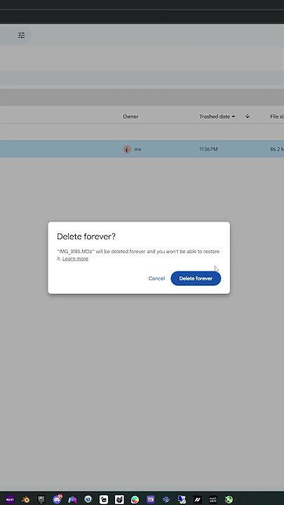What will happen if you delete a file off google drive during download? #short