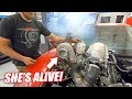 The Auction Corvette COMES TO LIFE w/it's NEW Version 3.0 Junkyard Engine! (Sounds like Freedom)