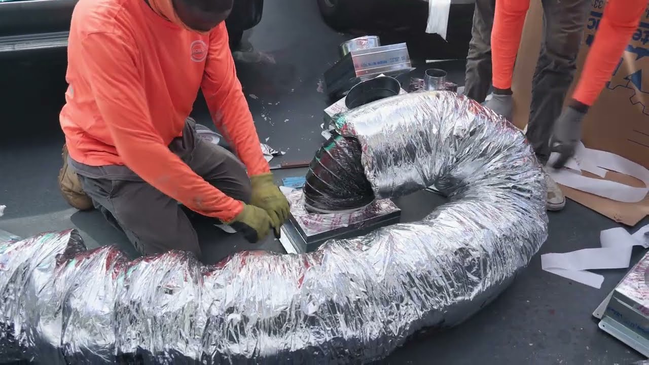 Duct Replacement in Deerfield Beach, Fl #hvac #acrepair #acinstallation #hvaclife