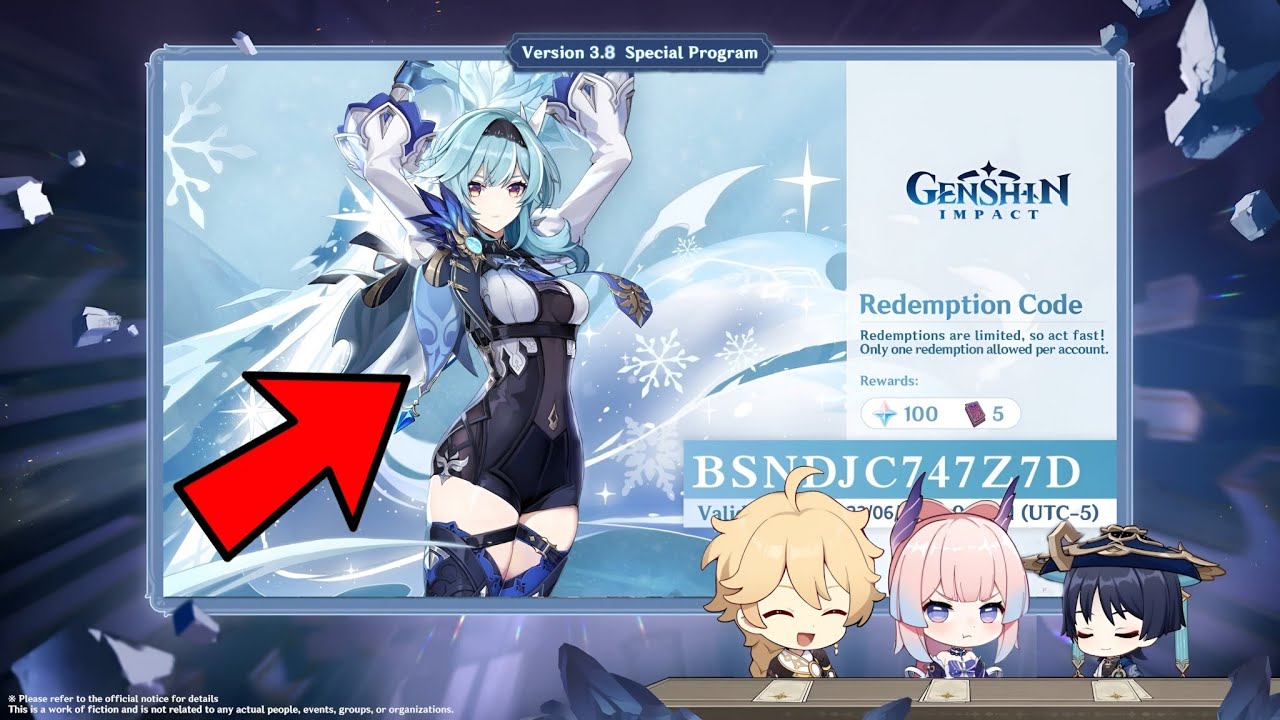 Code Redeem Genshin Impact 3.8 dan 3.7 Berlaku per 5 Juli 2023