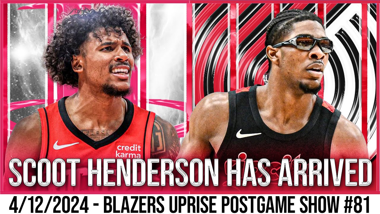 Scood Rockets Portland Trail Blazers vs Houston Rockets Recap | Scoot Henderson Goes ...