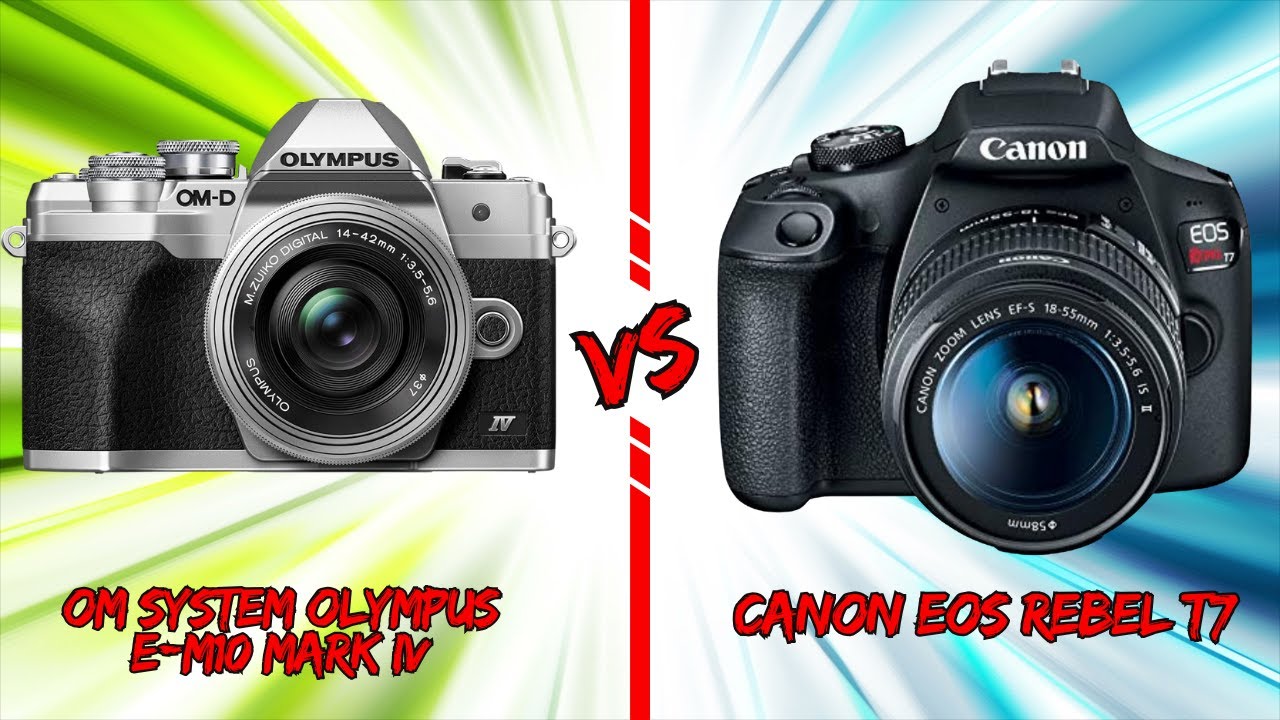 Which Camera Should You Buy Today | Olympus E-M10 Mark IV VS Canon Rebel T7