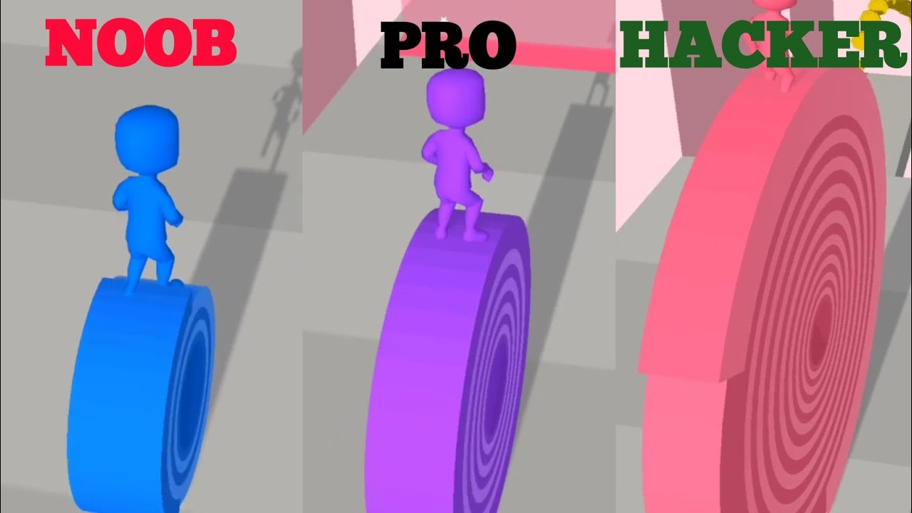 NOOB vs PRO vs HACKER in Layers roll - Max LEVEL Game - Layers Roll - Part 2