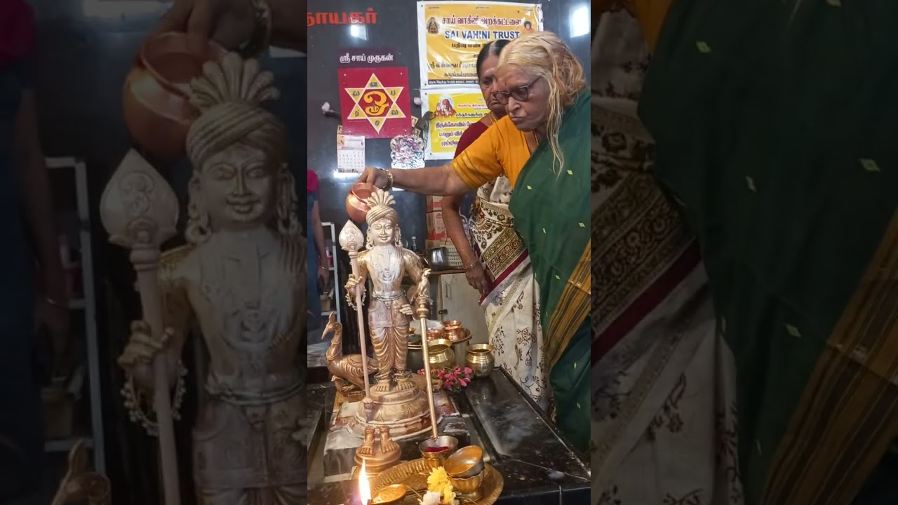 Today's Thaipoosam abisekam at our saitemple Erode 