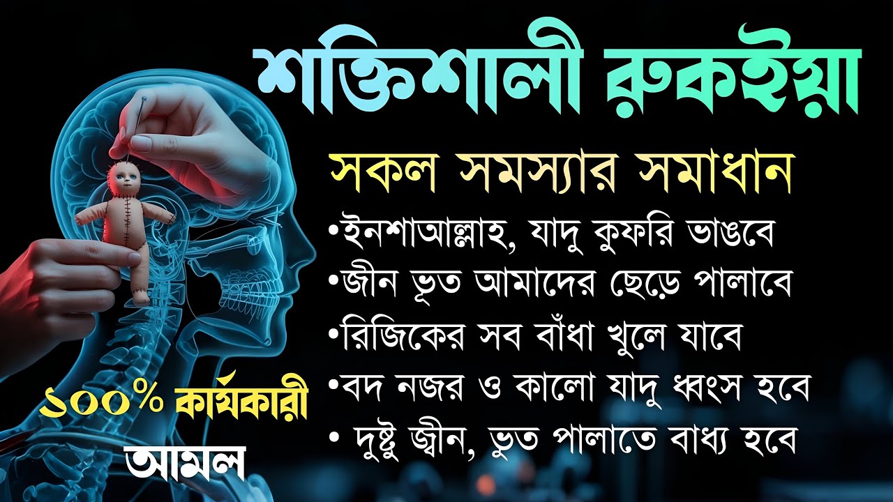 শক্তিশালী রুকাইয়া আয়াত | ঘরকে বদ নজর, জাদু ও হিংসা থেকে রক্ষা | Powerful Ruqyah Ayat