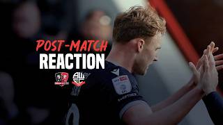 Sam Dalby Forward Reacts To Exeter City Away
