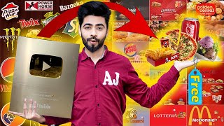 How Much Free Stuff Can 1 Million Subs Get You ? || BY AJ-ASHAN ||