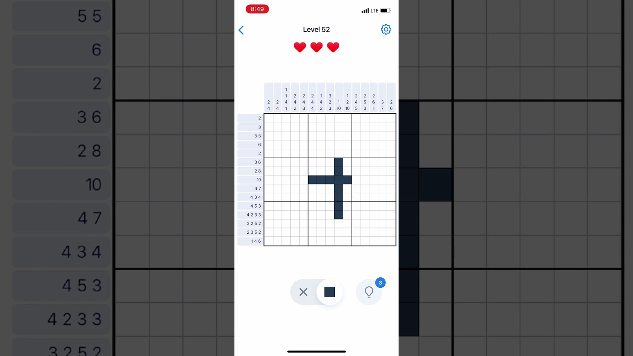 Nonogram.com - Number Puzzle LEVEL 52 - No Boosters - YouTube