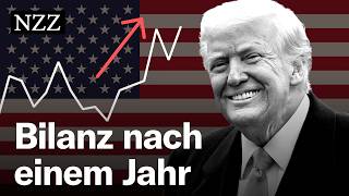Ein Jahr Trump in Zahlen: So schneidet der US-Präsident bisher ab