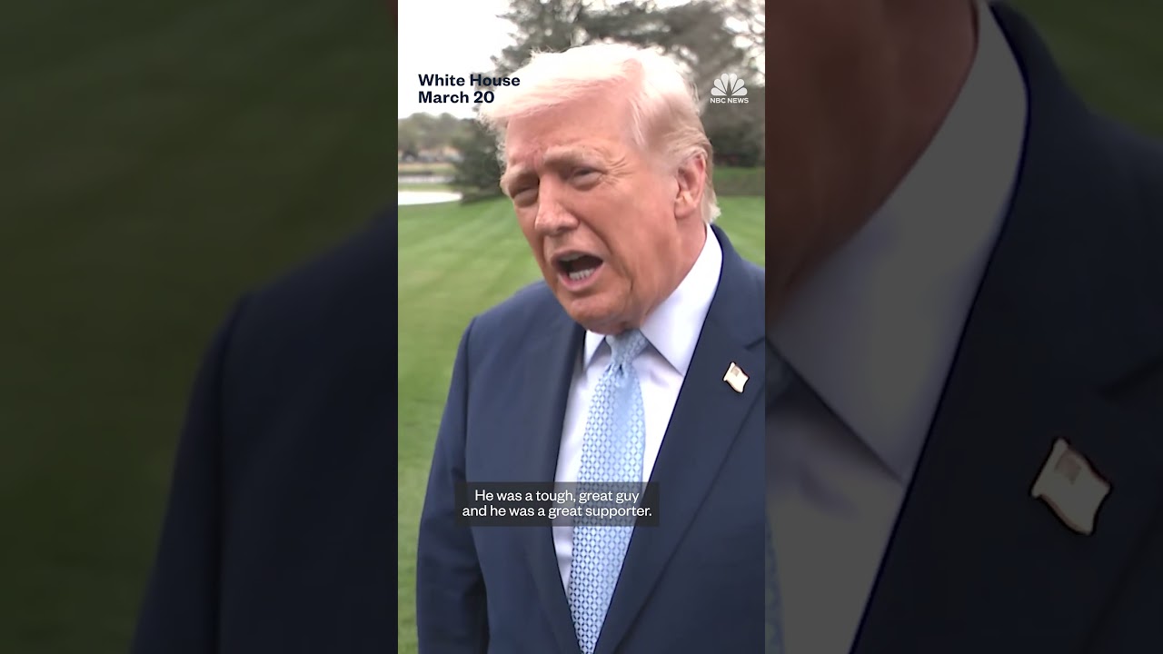 President Trump reacts to the death of Chuck Norris