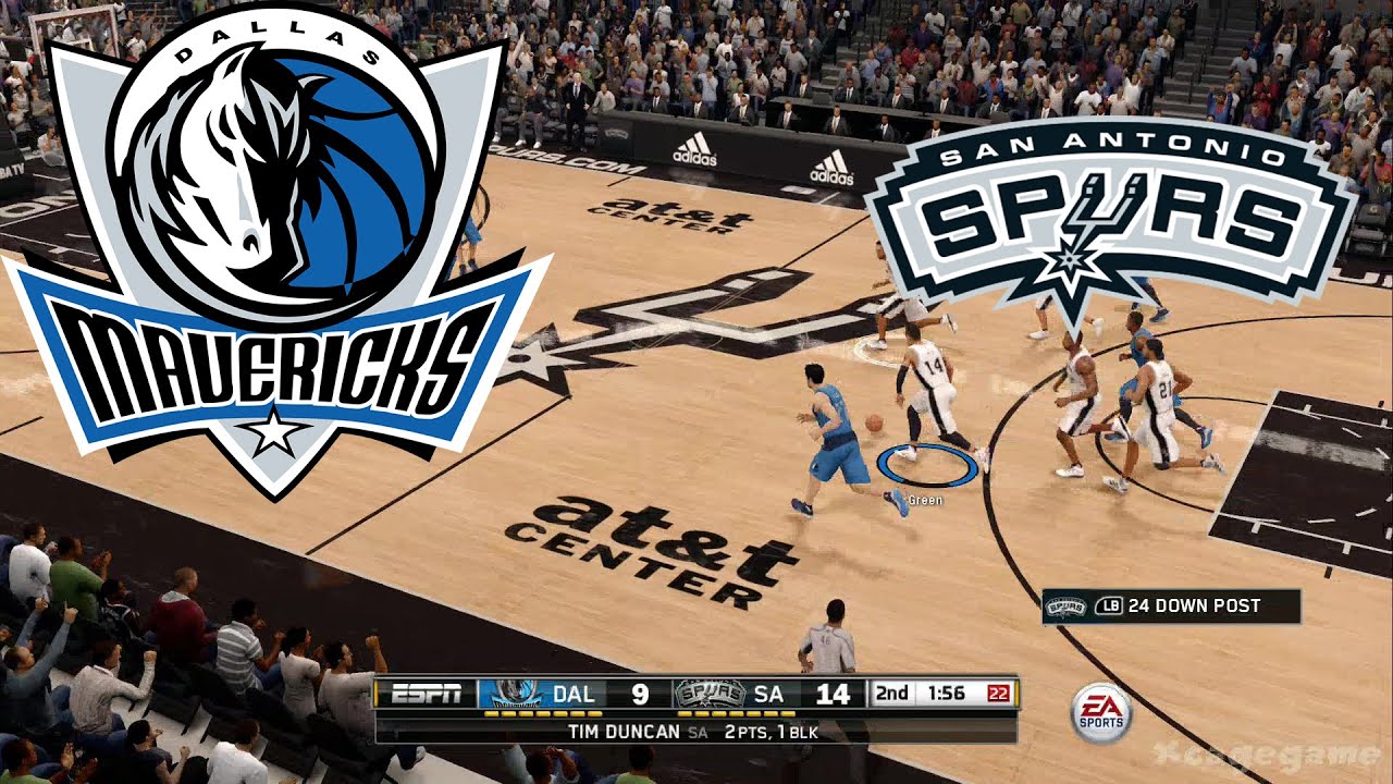 NBA Live 16 Gameplay - Dallas Mavericks VS San Antonio Spurs - Full Game [ HD ]