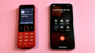 Apple Iphone X Vs Nokia 150 Incoming Call & Outgoing Call