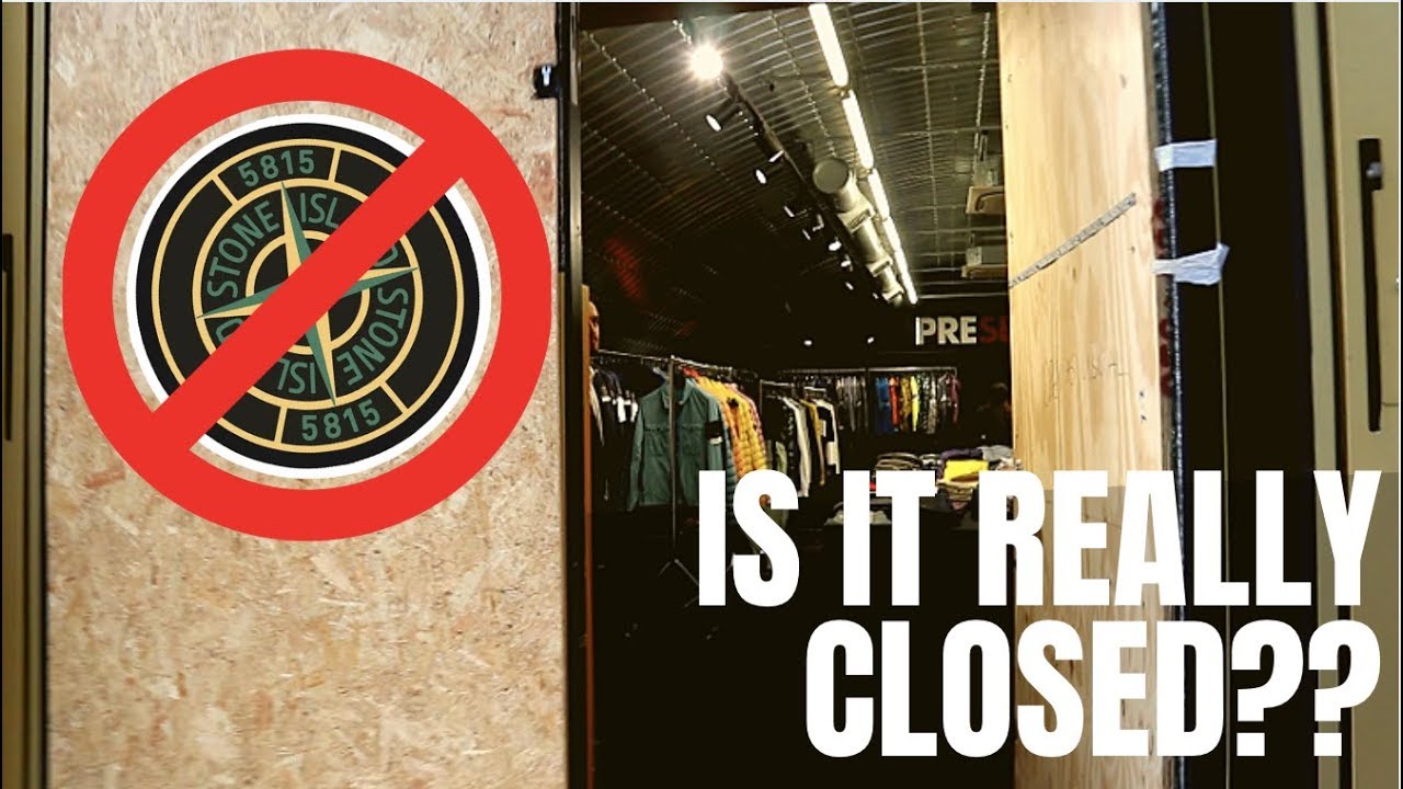 IS THE STONE ISLAND OUTLET REALLY CLOSED