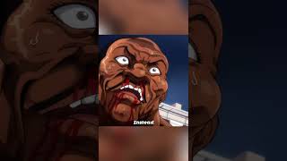 A man used his beard as a weapon to temporarily blind his opponent.  #amine #fyp #baki