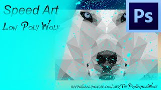 Speed Art: Low Poly Wolf