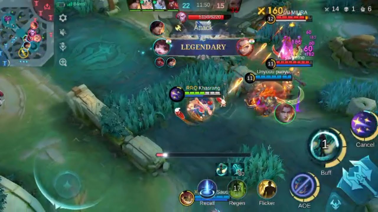 CHANG'E 25/5/7 RANK PUSH  MYTHIC HONOR LOBBY  MLBB GAMEPLAY 