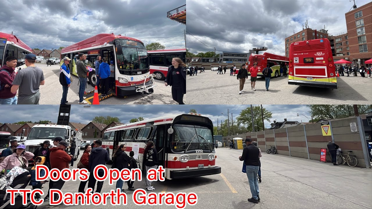 Doors Open at Toronto TTC Danforth Garage 5/24/2025