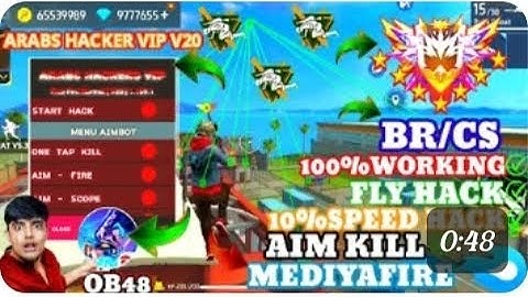 ARABS HACKERS VIP V20 | OB48 FF HACK | FREE FIRE MOD MENU | ARABS VIP HACK | FF HACK LINK XP