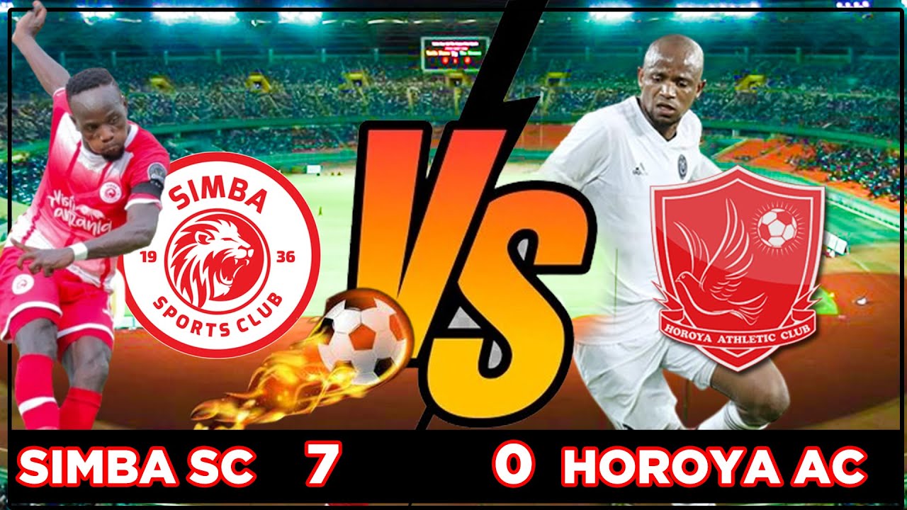 🔴LIVE: SIMBA SC (7) VS (0) HOROYA AC | CAFCL MACHI 18, 2023 - YouTube