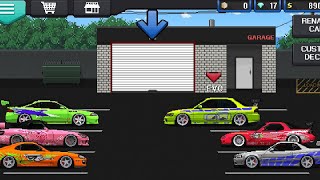 Mobil Ikonik Fast & Furious || Pixel Car Racer screenshot 4
