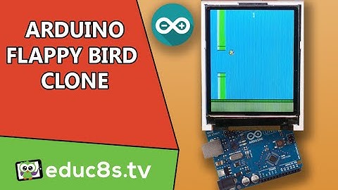 Arduino Game Project: Flappy Bird game Clone with a 1.8" color TFT display (ST7735)