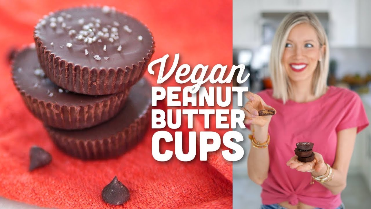 Vegan Peanut Butter Cups | Plant-based Valentine's Day Treats