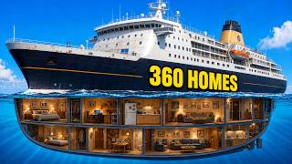 Inside the Cruise Ship Where 360 People Live Full-Time