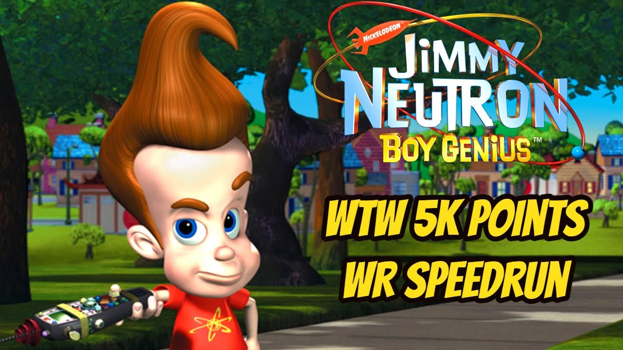 Jimmy Neutron Boy Genius PC WTW 5K Points Speedrun(WR,5:14) - YouTube