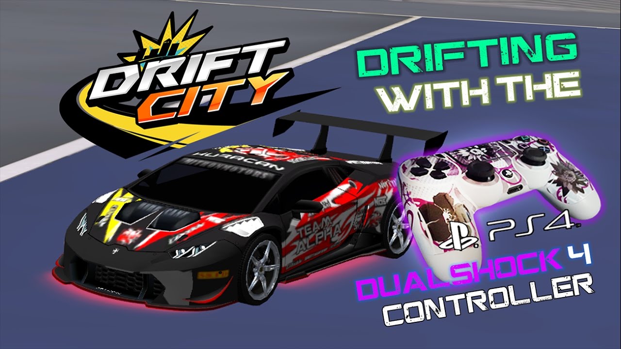 Drift City Drifting With The PS4 Controller (DualShock 4) / 스키드러쉬 PS4