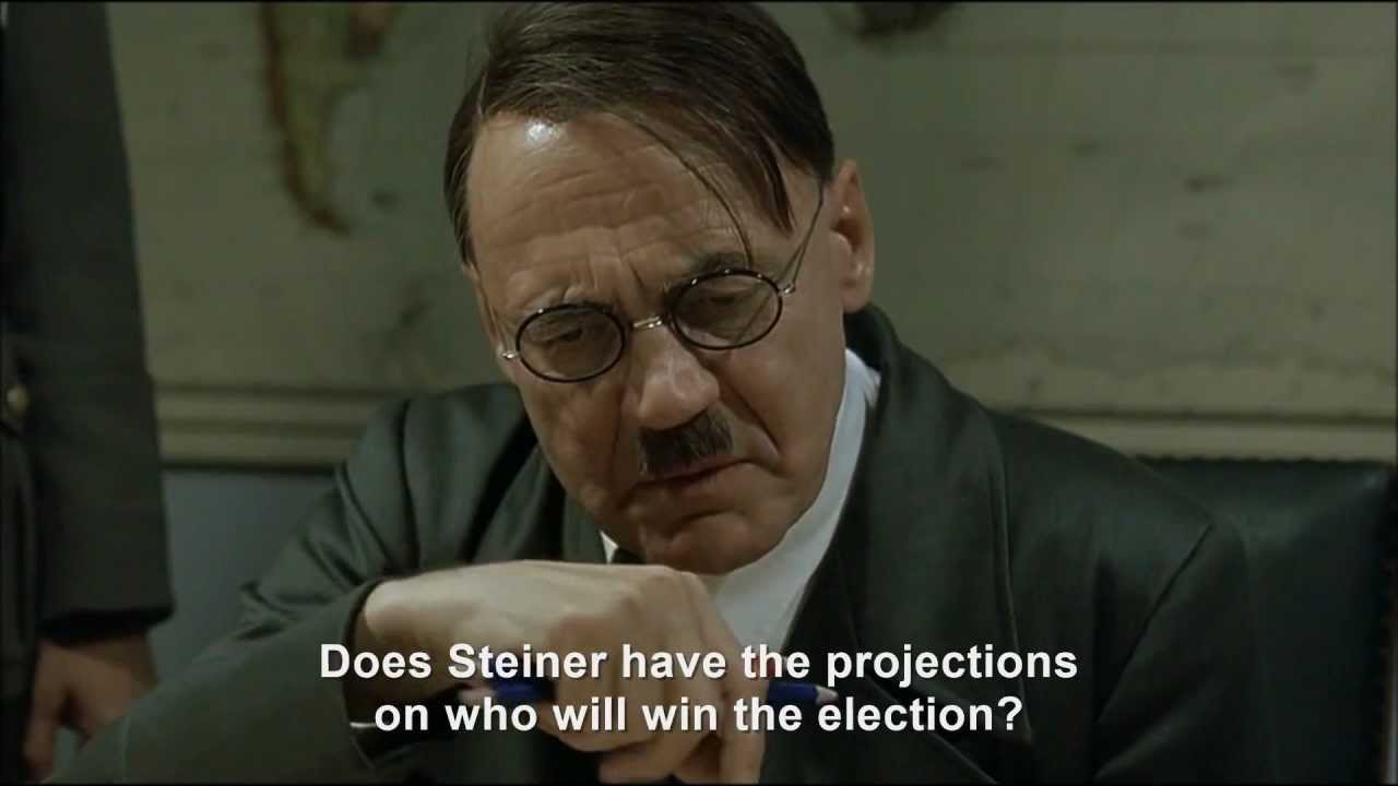 Hitler finds out Obama has been re-elected