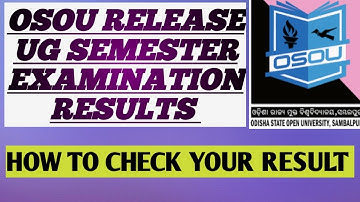 osou release ug semester exam result how to check results
