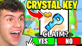 How To GET THE CRYSTAL KEY In Roblox Pet Simulator 99!