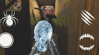 Playing as Ice Spider Mom in granny 1 Mod Menu !! Granny Game New Mod | Big Spider Mom
