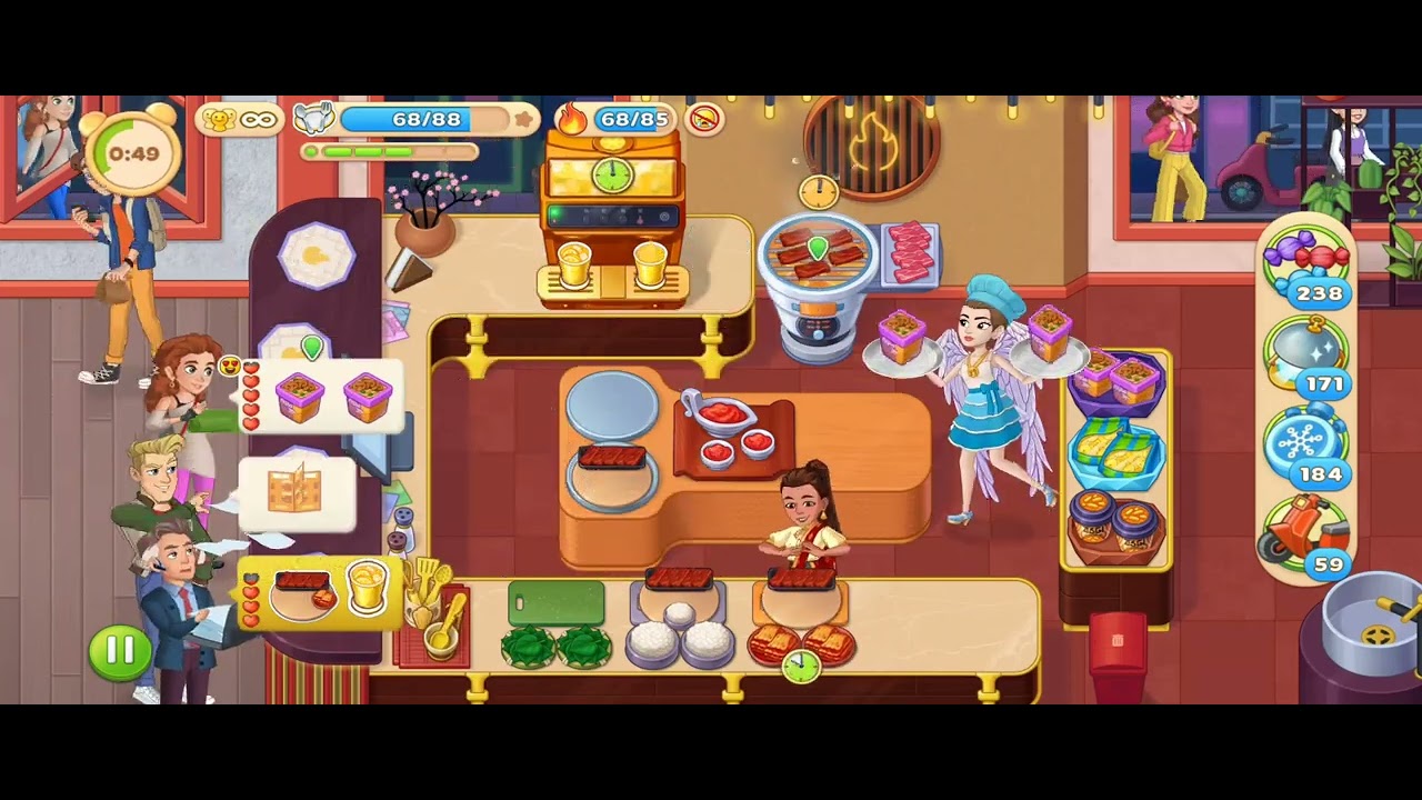 Cooking Diary: BONIS LEVEL 27 Difficult & Infinity at Samgyeopsal with Jasmine Patel 😍😍😍😍
