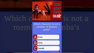 The Lion King Trivia Quiz  The Al  Qu0026a