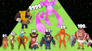 Ape Evolution Gorilla Run - Level Up Ape Max Level Gameplay (Part 2)