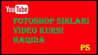 FOTOSHOP SIRLARI VIDEO KURSI
