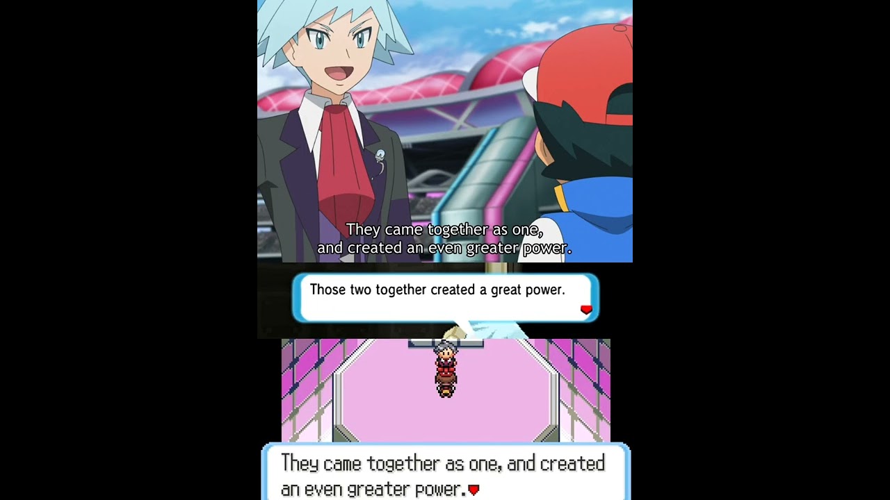 Steven Stone's dialogue reference in Pokemon Journeys