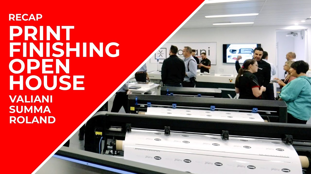 Pozitive | Print Finishing Open House featuring Valiani, Summa & Roland