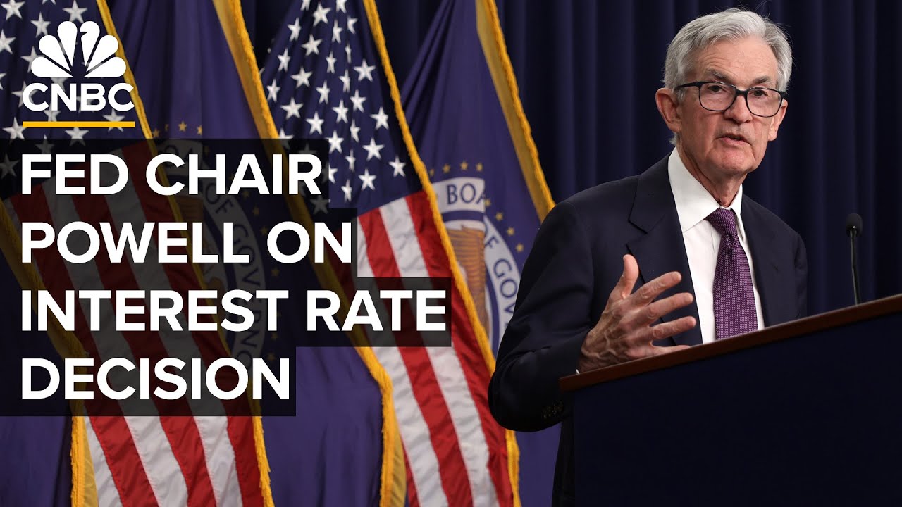 Federal Reserve Chair Powell speaks after Fed kept interest rates ...