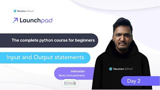 The complete python course for beginners | Input and Output statements