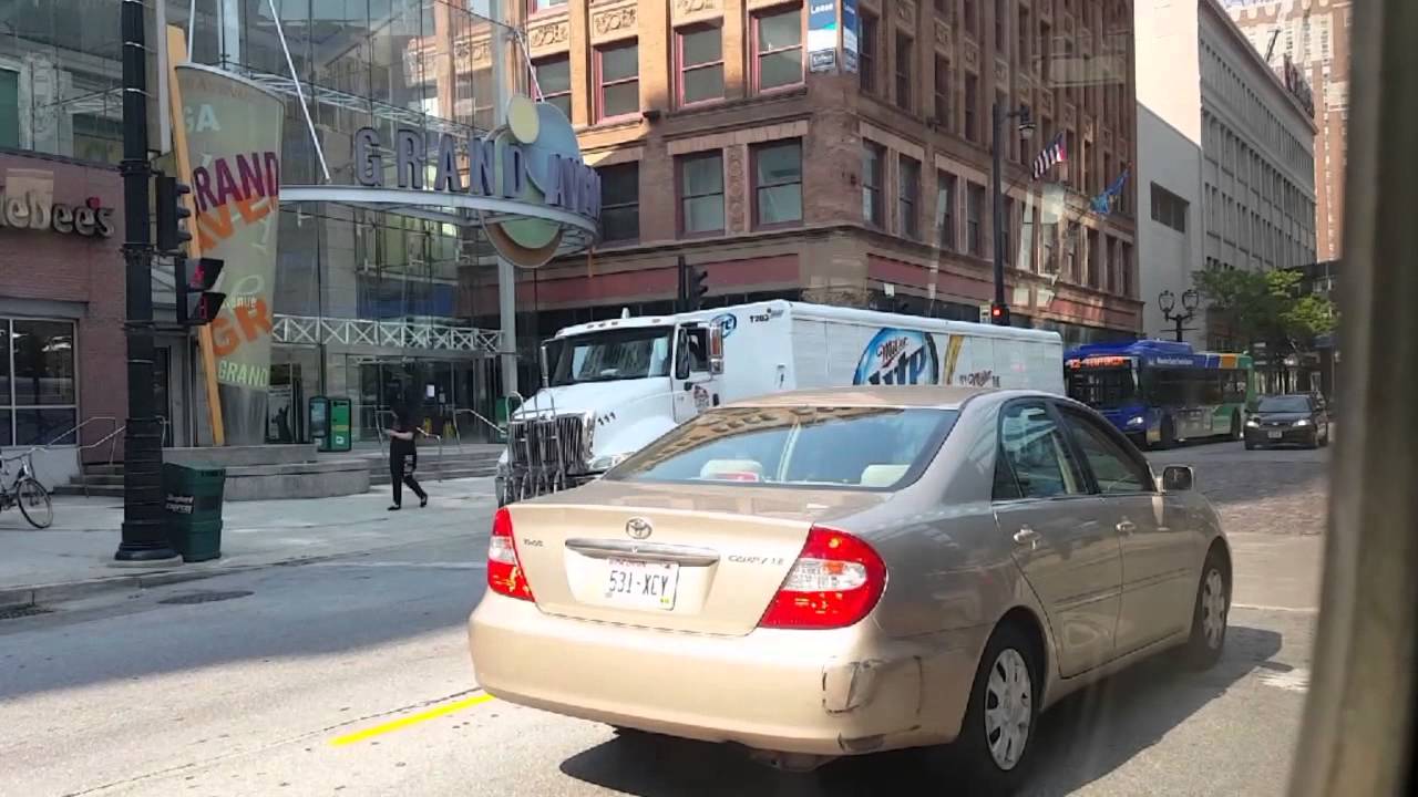Bus Ride Hyperlapse Downtown Milwaukee