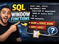 شرح SQL Window Functions ببساطة – أهم أسئلة المقابلات مع أمثلة عملية
