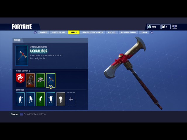 Fortnite Alle Meine Skins Spitzhacken Und Emotes Youtube - 