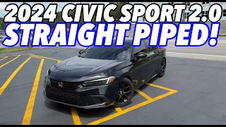 Download Lagu 2024 Honda Civic Sport 2.0L w/ STRAIGHT PIPES! MP3