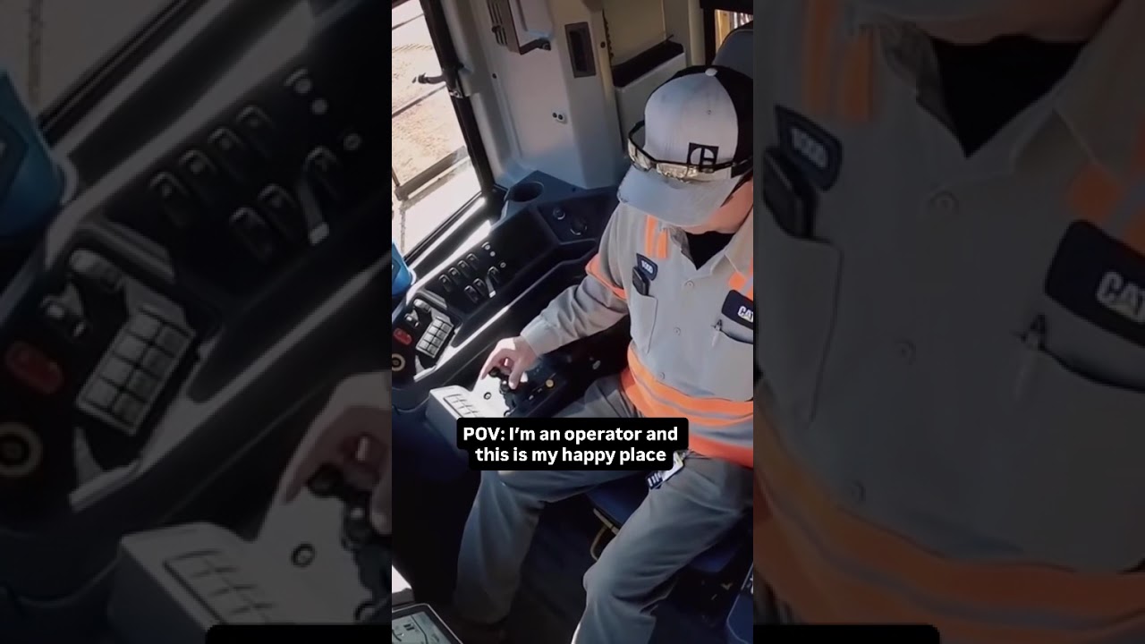 POV: Operator in a Cat 995