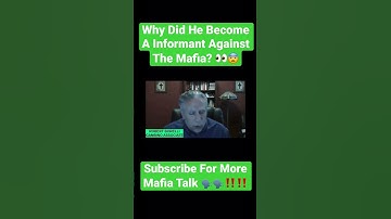 Why Did He Become A Informant Against The Mafia? 👀😨 #mafia #gambino #informant #cops #undercover