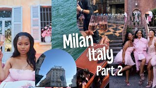 VLOG: Milan, Itlay Part || The Pink Table on Lake Como, Last minute Shopping and stuff