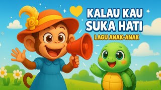 Kalau Kau Suka Hati 👏 | Lagu Anak Indonesia Terpopuler Lirik | Animasi Kartun Ceria