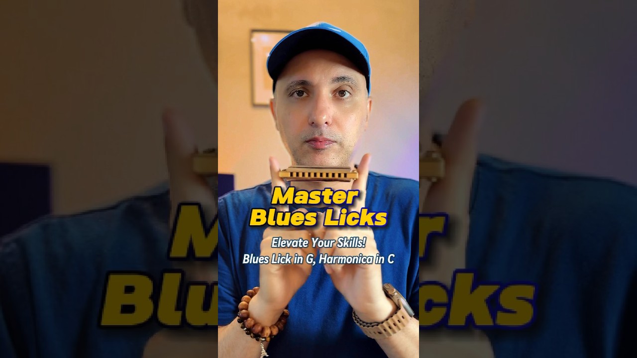 Master Blues Licks, Elevate Your Skills, Blues Harp Lick in G